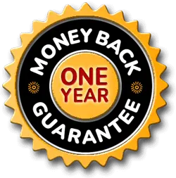 365-Day Money Back Guarantee Badge